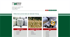 Desktop Screenshot of gebr-herzog.ch