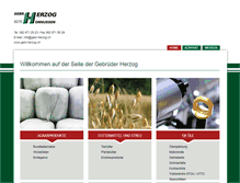 Tablet Screenshot of gebr-herzog.ch